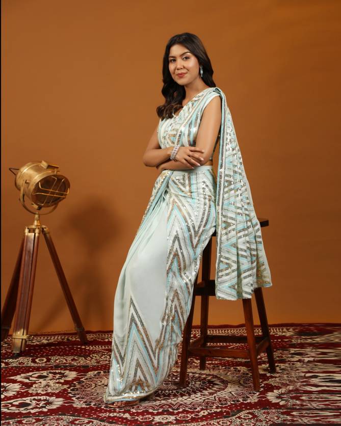 Amoha Trendz 255 Ready To Wear Designer Sarees Catalog
